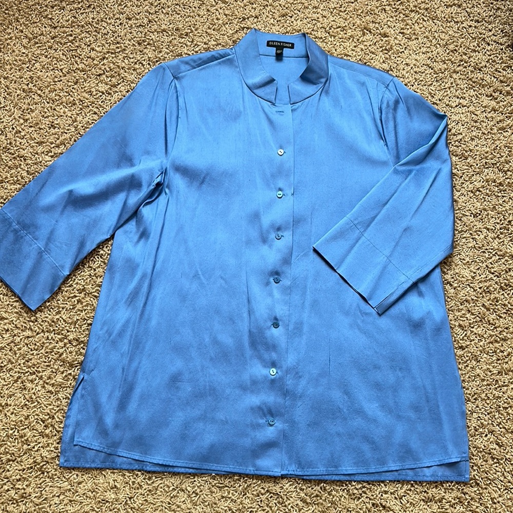 Eileen Fisher silk jacket